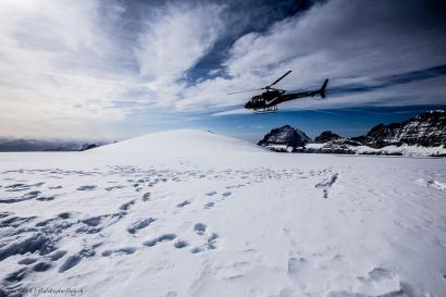Gletscherlandung Alpenrundflug Lodrino