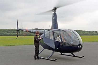Helikopter R44 Start