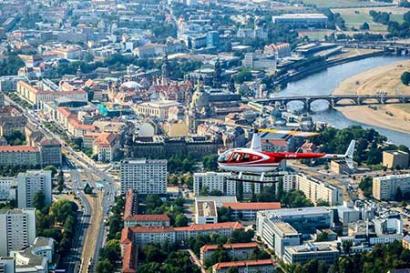 Hubschrauberrundflug Dresden