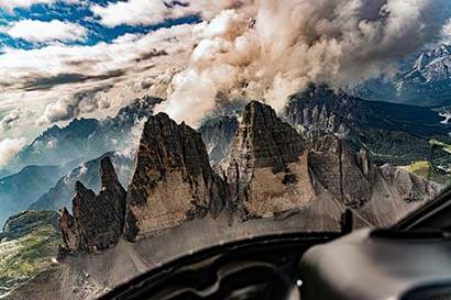 Drei Zinnen Tirol Hubschrauberflug