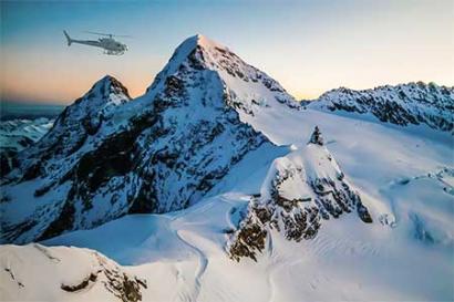 helicoptertour jungfraujoch